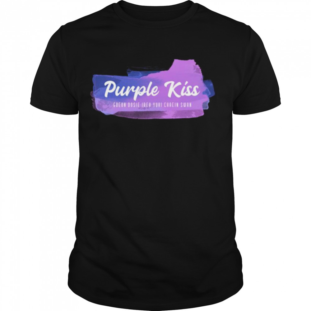 Purple Kiss Smeared Lipstick Kpop shirt