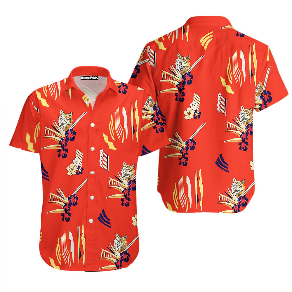 Red Summer Aloha Hawaiian Shirt