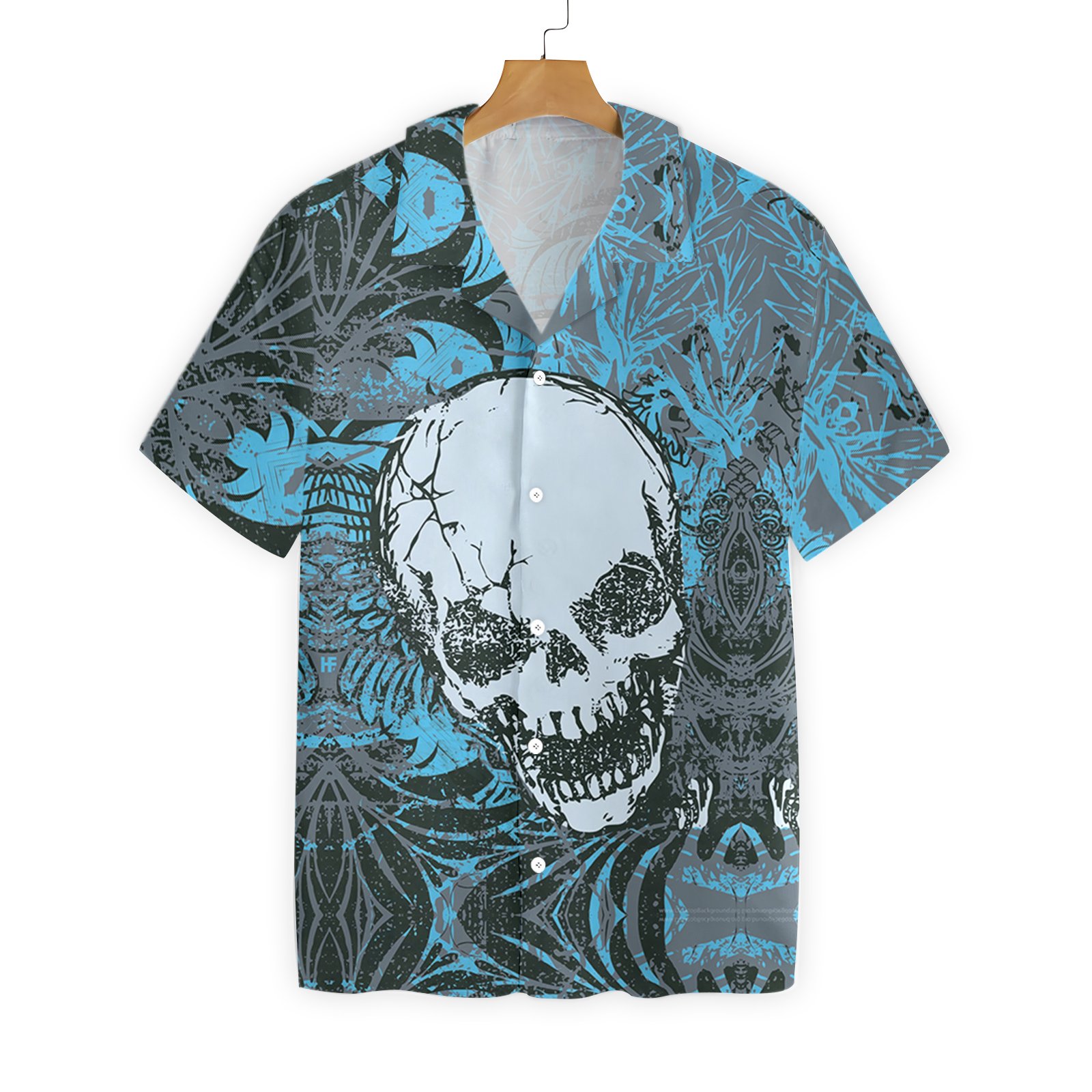 Retro Skull Pattern Ez22 2810 Hawaiian Shirt