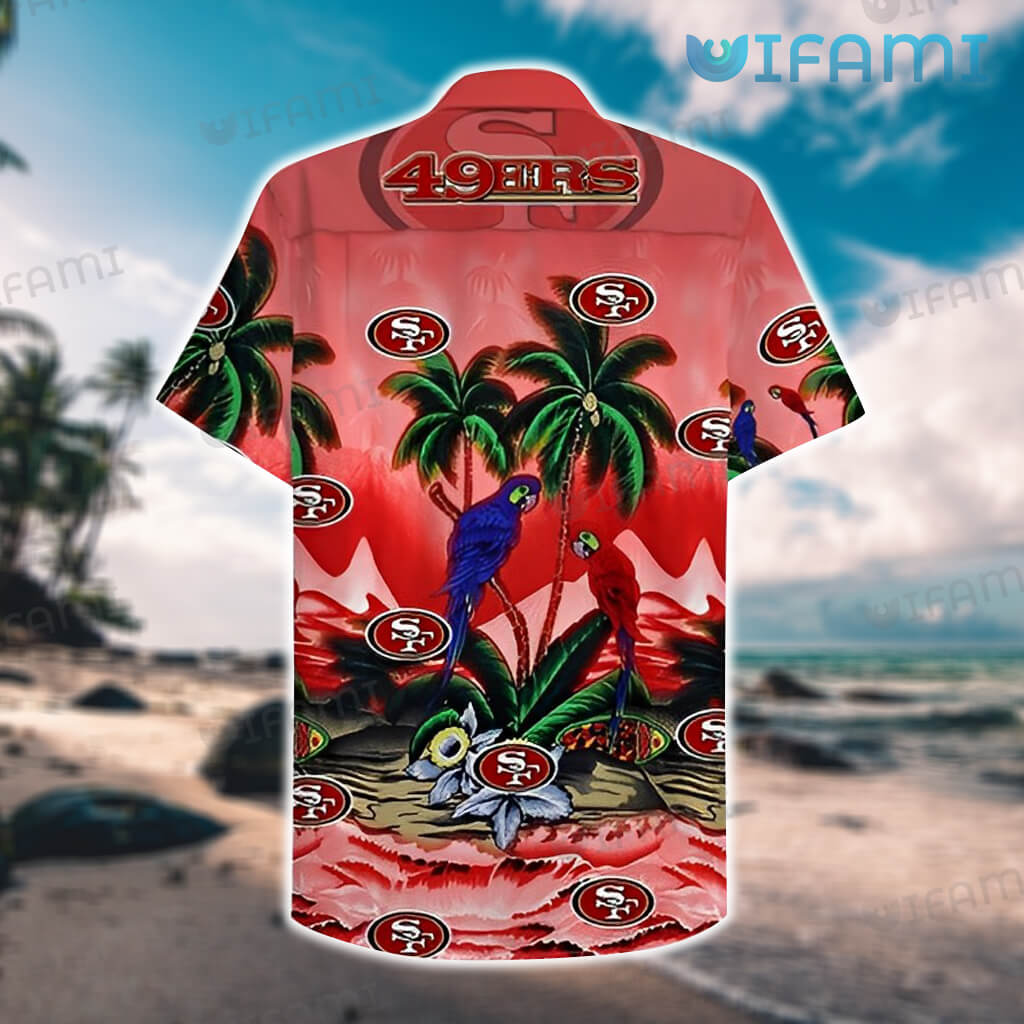 San Francisco 49ers Hawaiian Shirt Parrots 49ers Gift