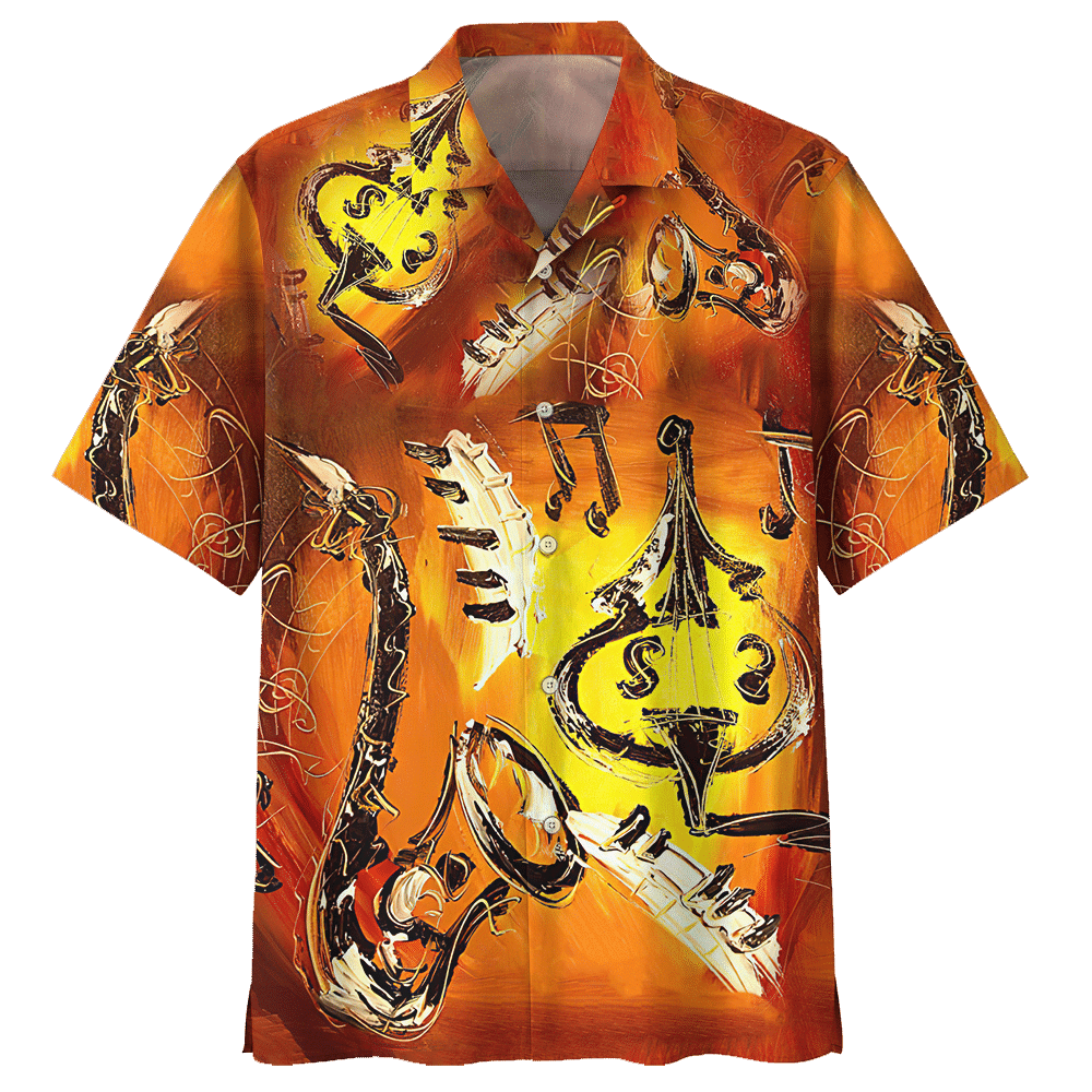 Saxophone Hawaiian Shirt