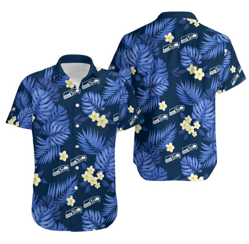 Seattle Seahawks Nfl Hawaiian Shirt For Fans 03-1