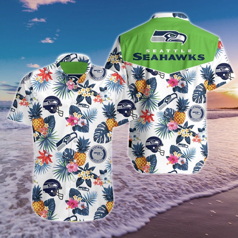 Seattle Seahawks Nfl Hawaiian Shirt For Fans-3