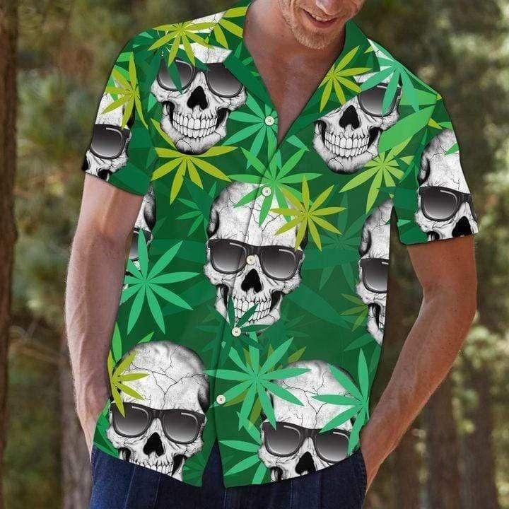 Shop From 1000 Unique Green Skulls Hawaiian Shirts