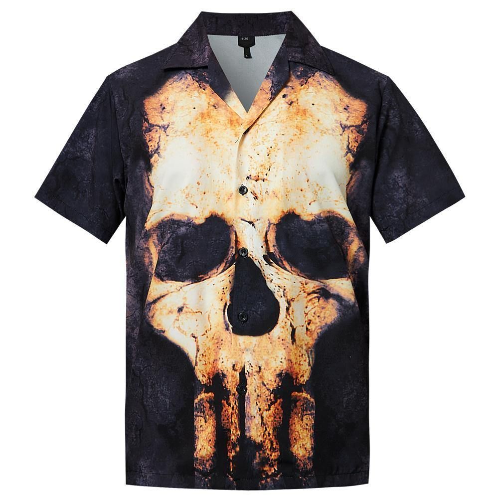 Shop From 1000 Unique Mens Hawaiian Shirt Skull