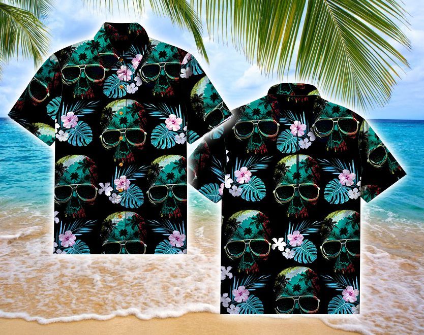 Shop From 1000 Unique Skull Cool Tropical Full Hawaiian Shirt