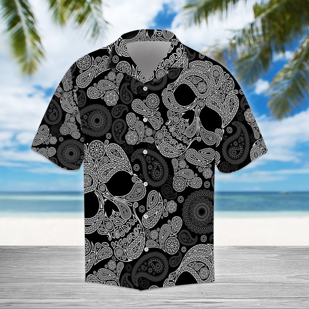 Shop From 1000 Unique Skull Skull Pattern Hawaiian Shirt