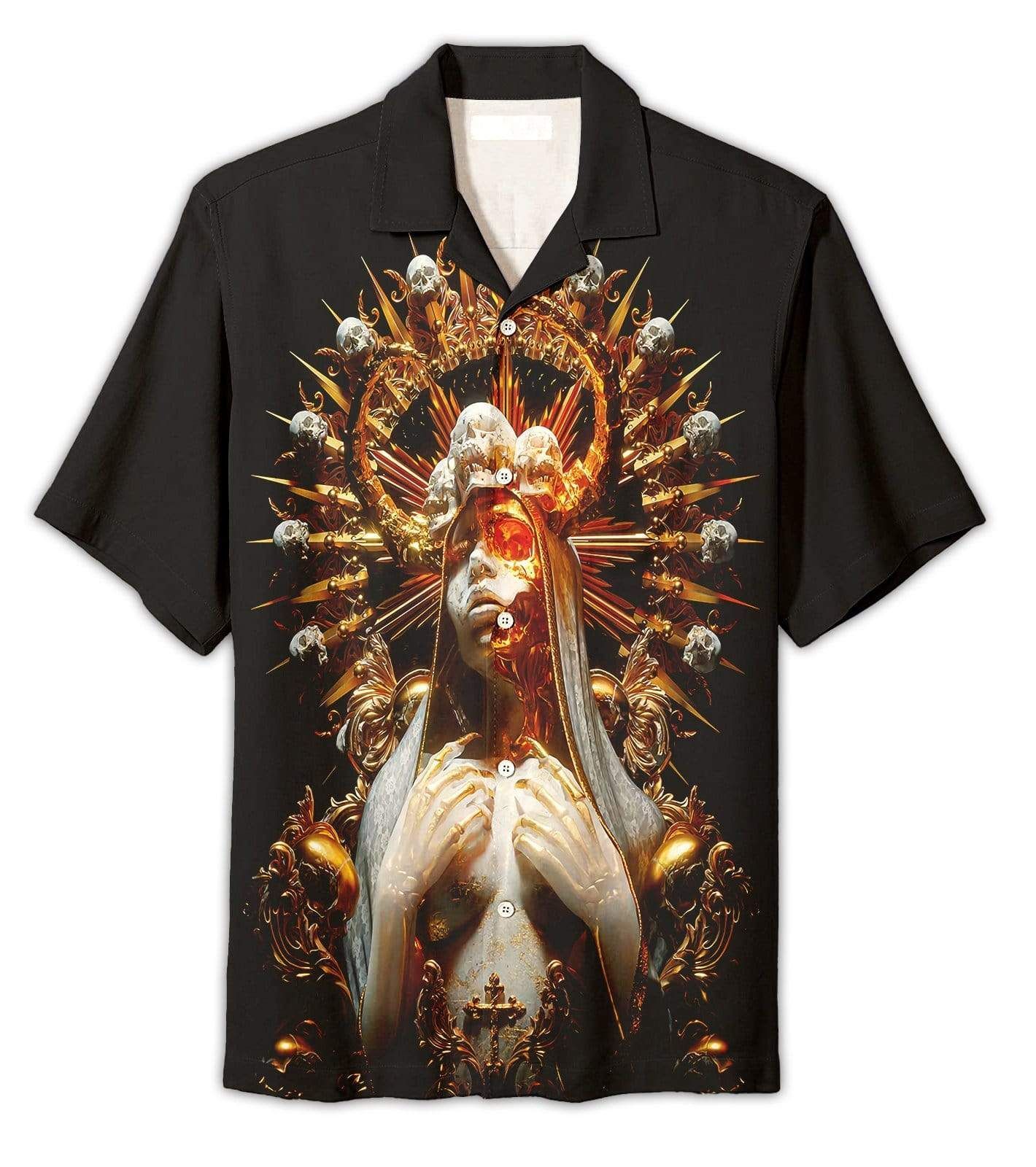 Shop Skull Maria Custom Hawaiian Shirt