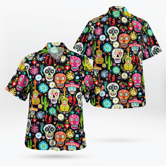 Skull 23 Hawaiian Shirt-1