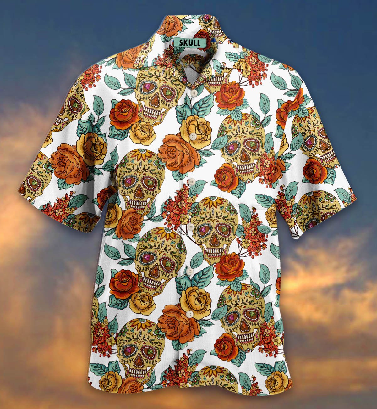 Skull 3d All Over Printed Hawaiian Shirt