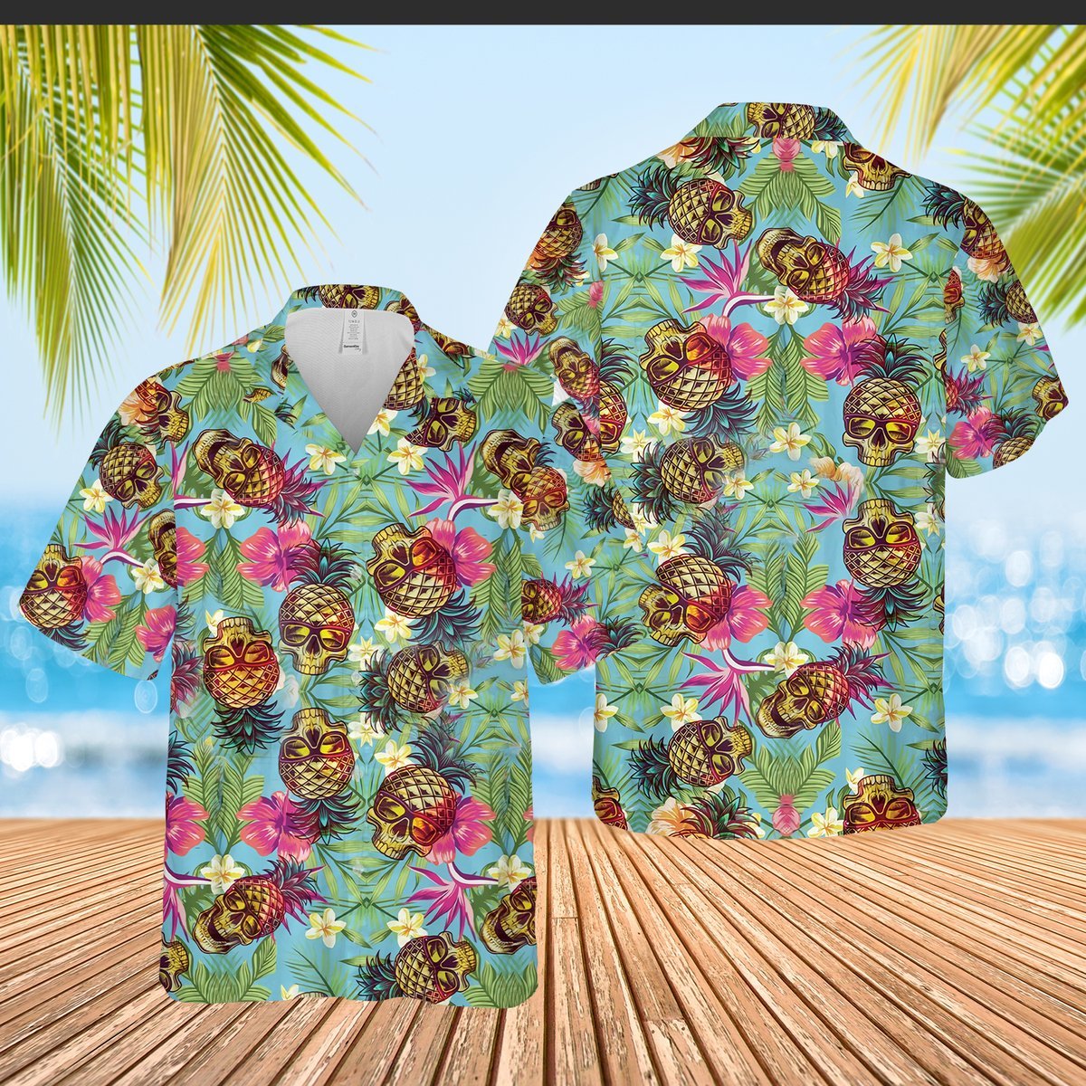 Skull 3d Hawaiian Shirt Hawaiian Shirt For Men Hawaiian Shirt