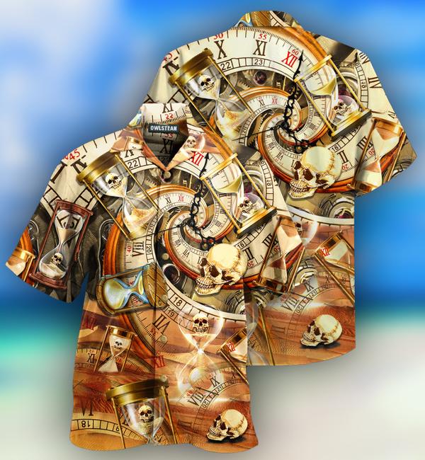 Skull All Knows Value Of Time Limited Edition – Hawaiian Shirt