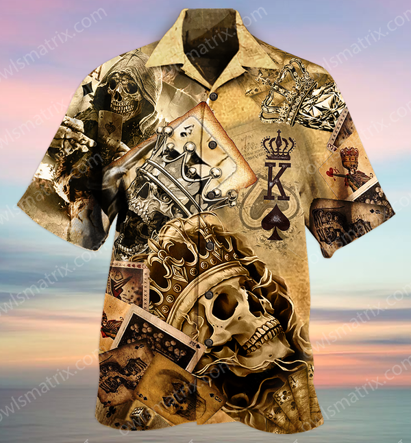 Skull Amazing Ace Gambling Limited – Hawaiian Shirt