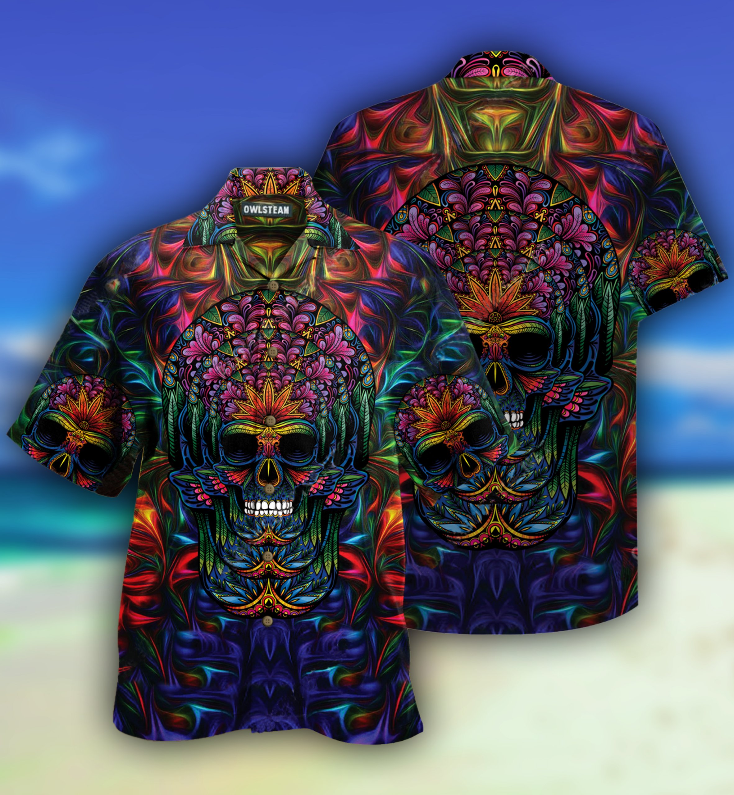 Skull Awesome Amazing Limited Edition – Hawaiian Shirt-1