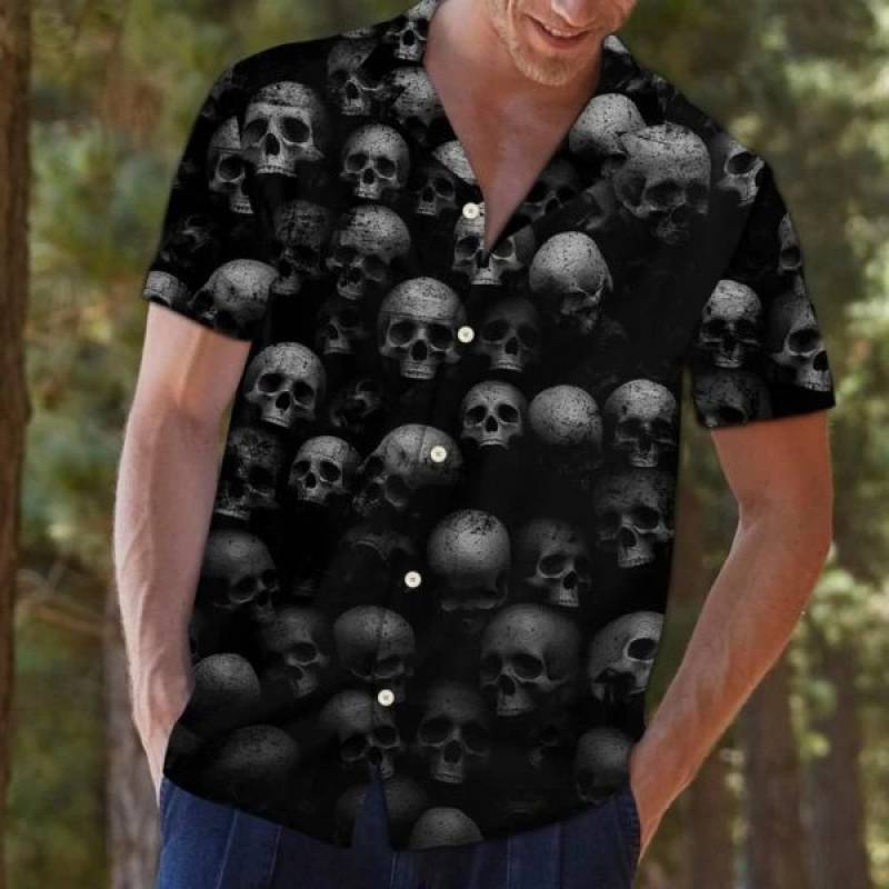 Skull Awesome Hawaiian Shirt