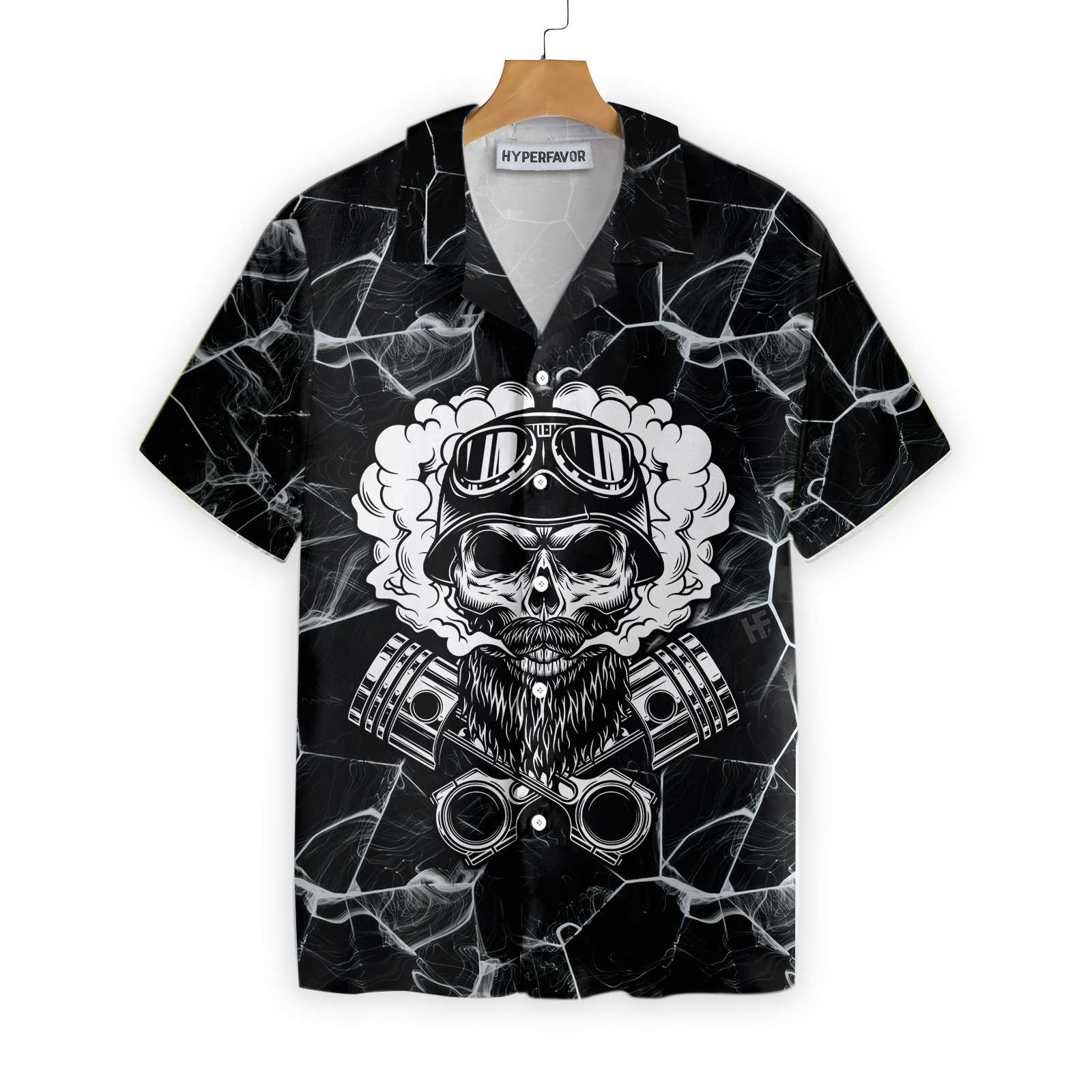 Skull Biker Motocycle Hawaiian Shirt Motorcycle Shirts For Men And Women