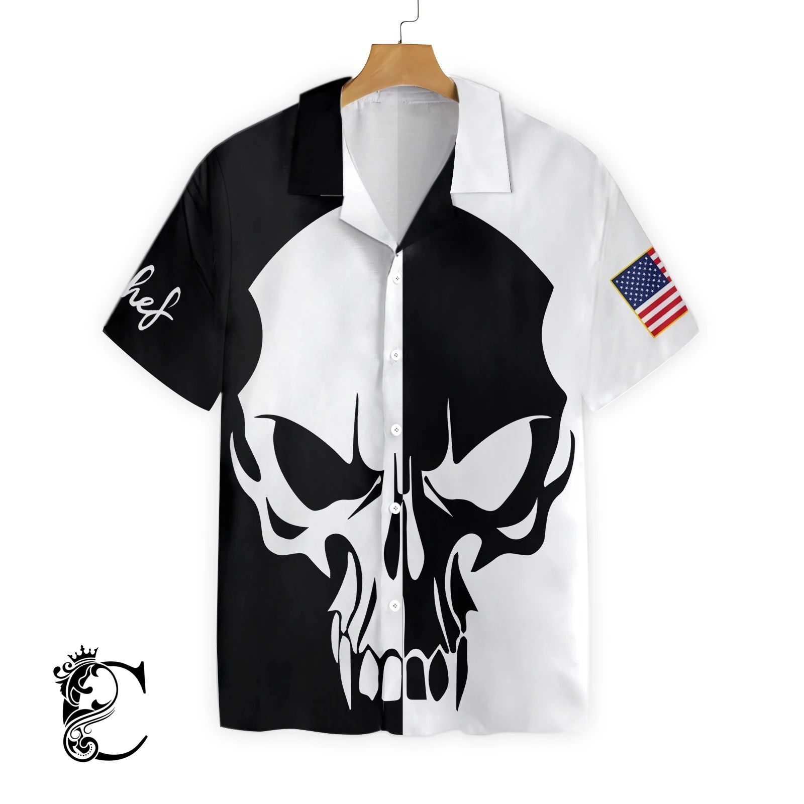 Skull Chef  Hawaiian Shirt