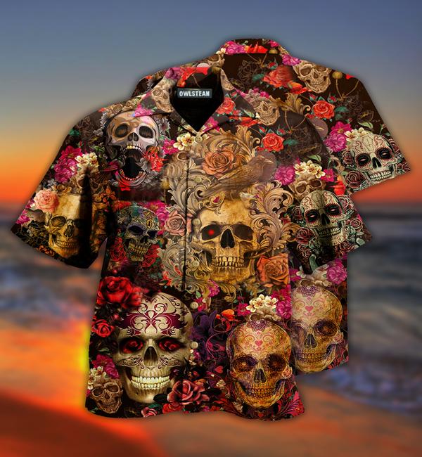 Skull Day Of The Dead Limited – Hawaiian Shirt Hawaiian Shirt For Men Hawaiian Shirt