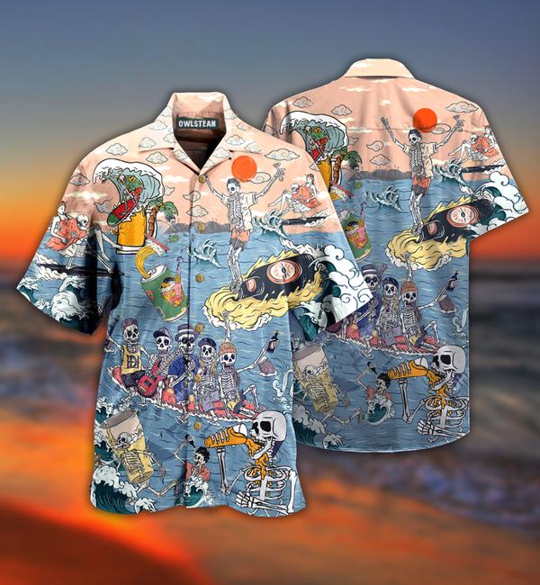Skull Dear Liver To Day Will Be A Rough One Limited – Hawaiian Shirt