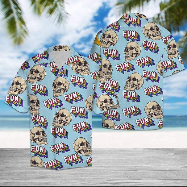 Skull Fun Summer Hawaiian Shirt