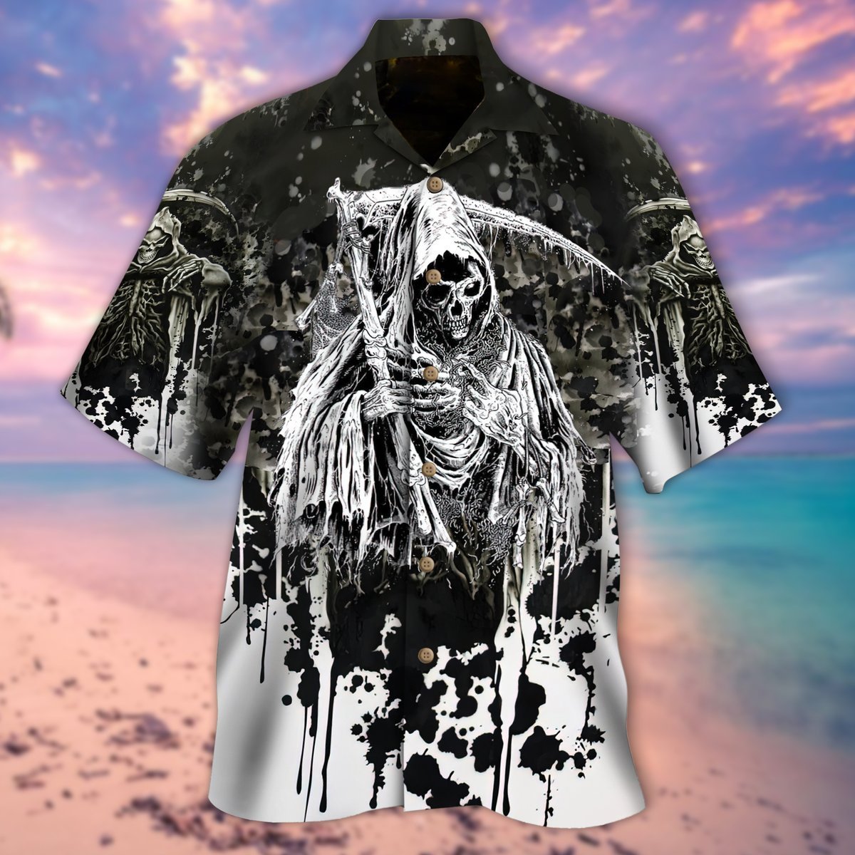 Skull Halloween Hawaiian Shirt For Men Women