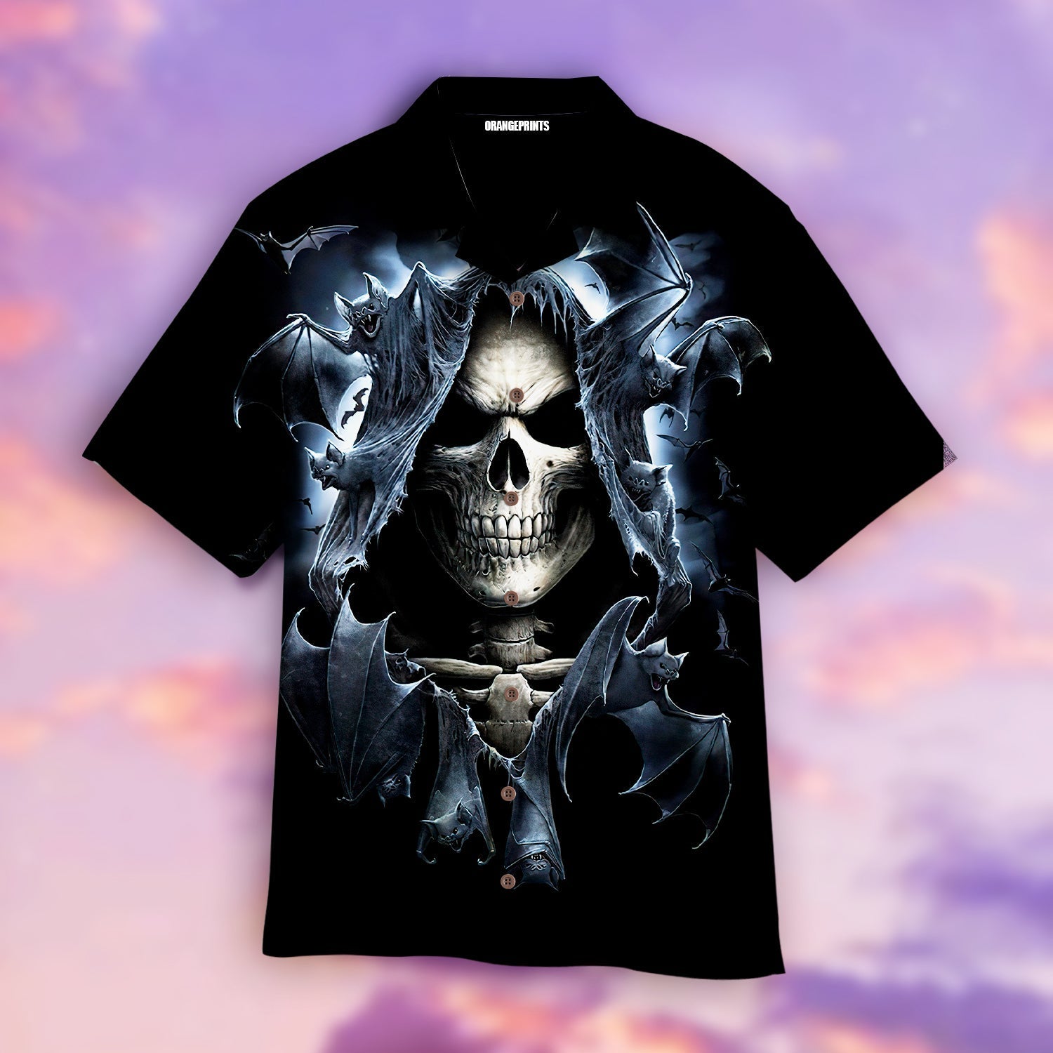 Skull Hawaiian Shirt For Men Women Adult Wt1080