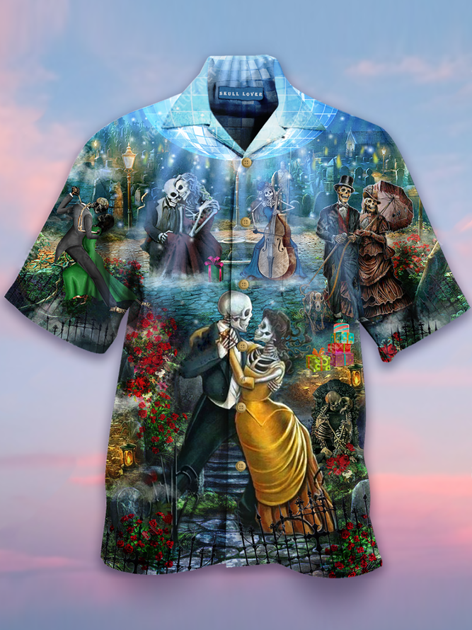 Skull Hawaiian Shirt Pre1