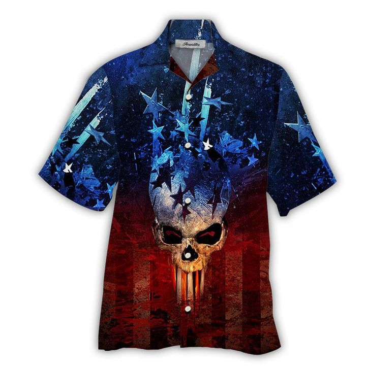 Skull Hawaiian Shirt Pre10332-1