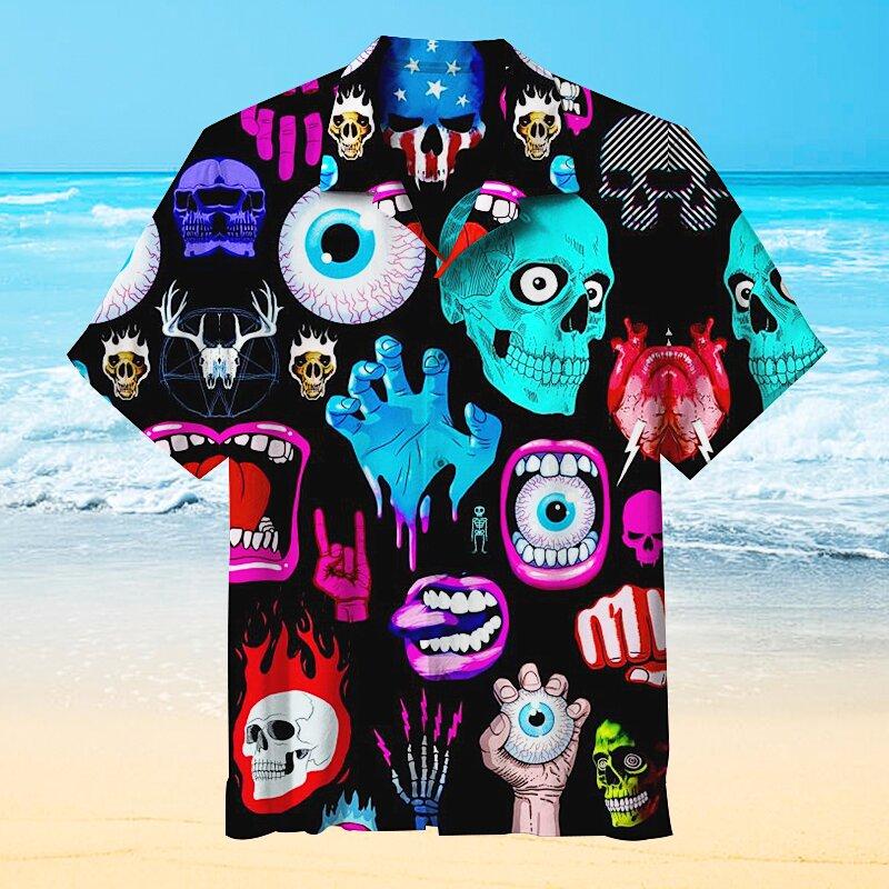 Skull Hawaiian Shirt Unisex Adult Hw7392-1
