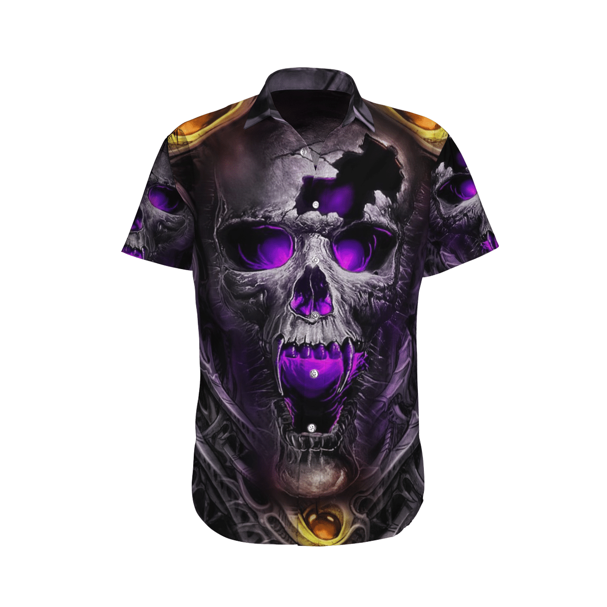 Skull Hawaiian Shirt – Bqd-