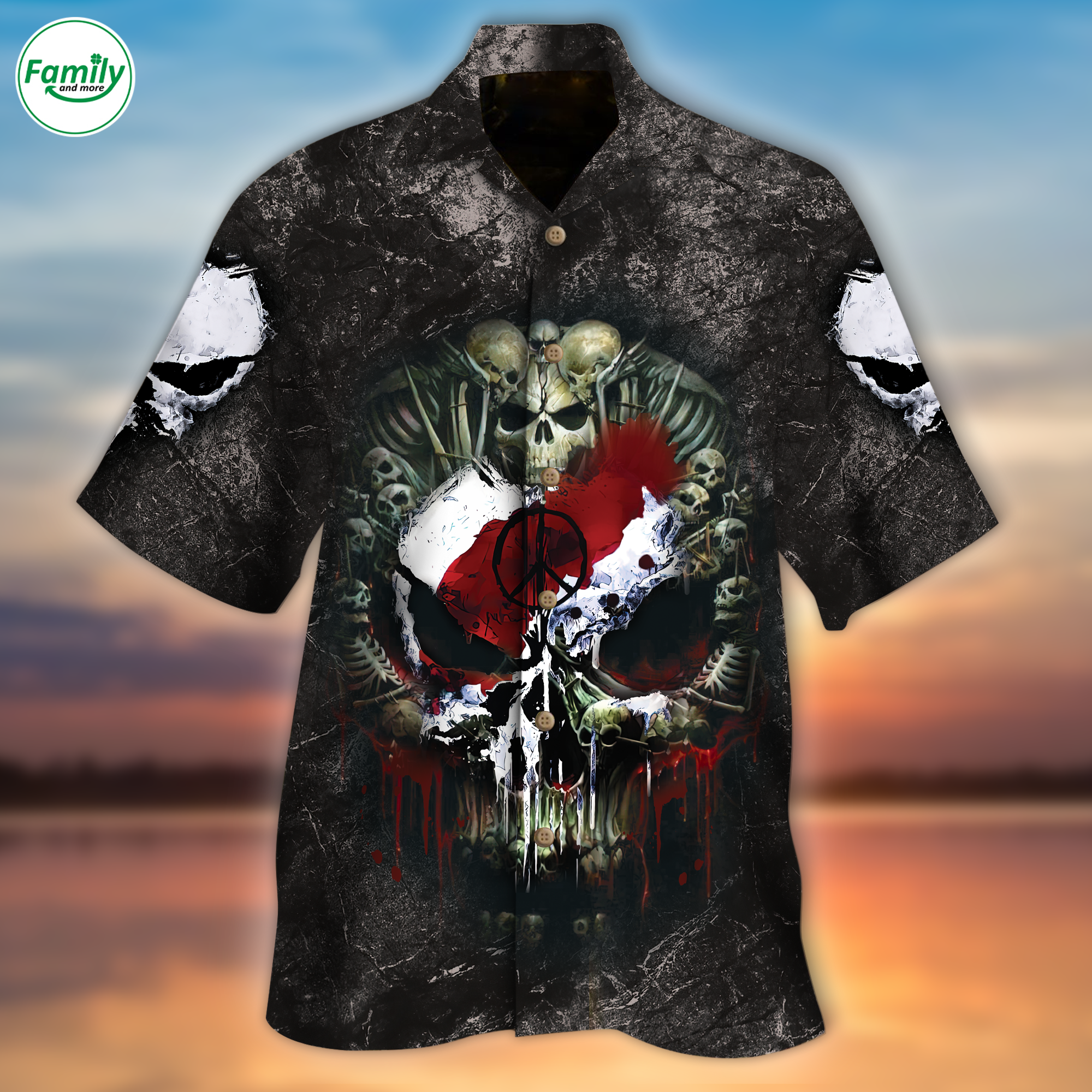 Skull Hawaiian Shirt – Nt