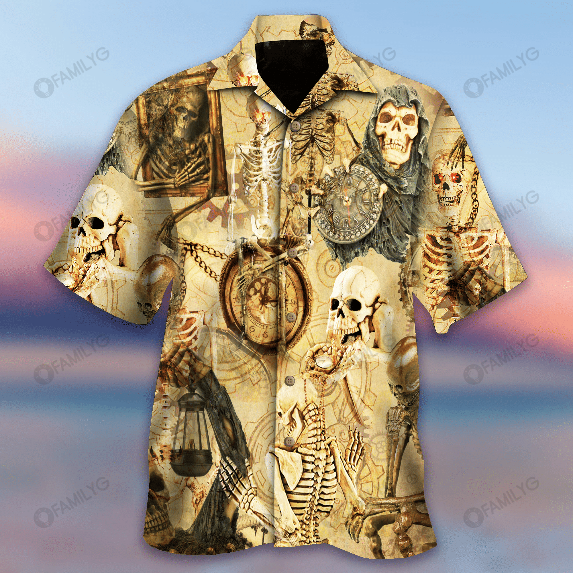 Skull Hawaiian Shirt – Youre Already Dead – Re Summer Hawaiian For Men Women Couple