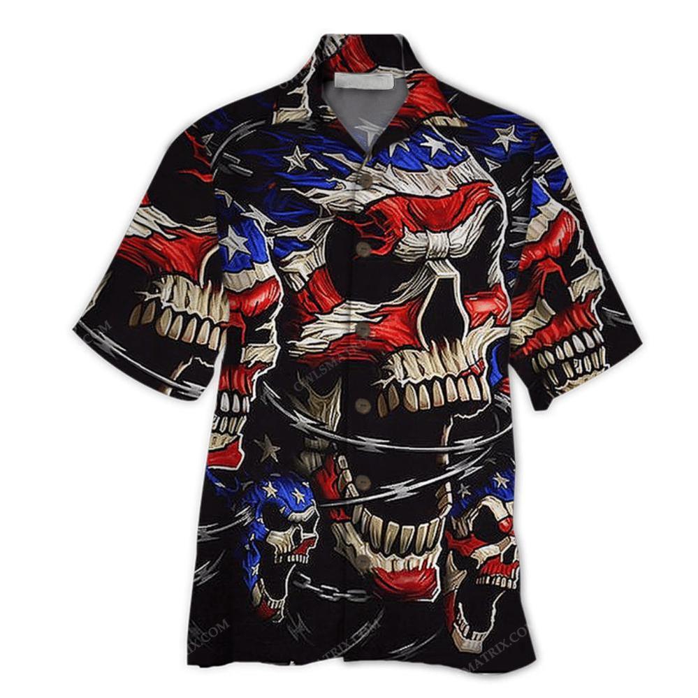 Skull Love America Forever Limited Edition – Hawaiian Shirt