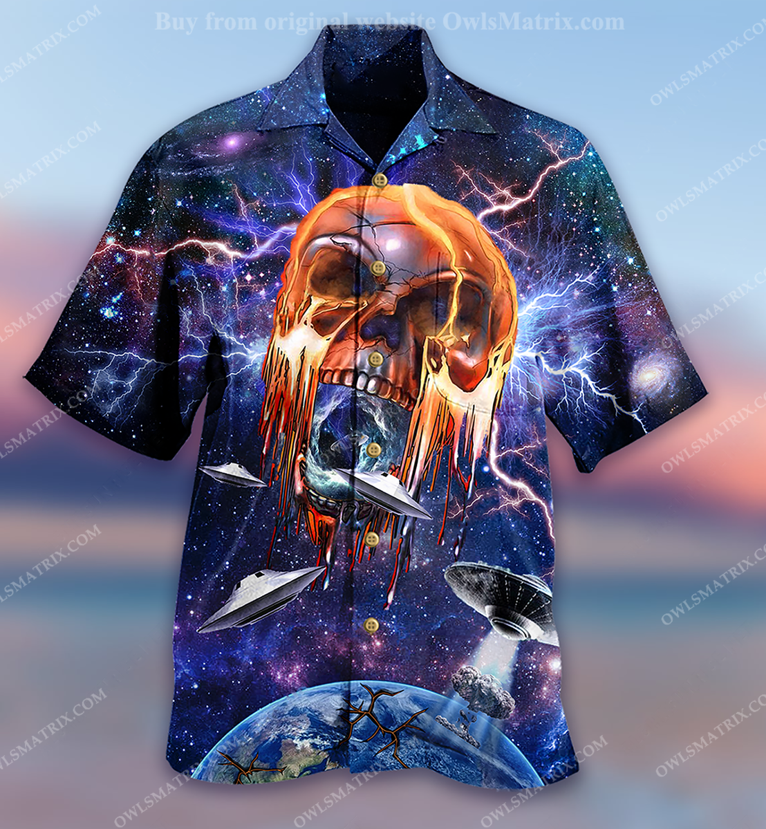 Skull Love Galaxy Limited Edition – Hawaiian Shirt