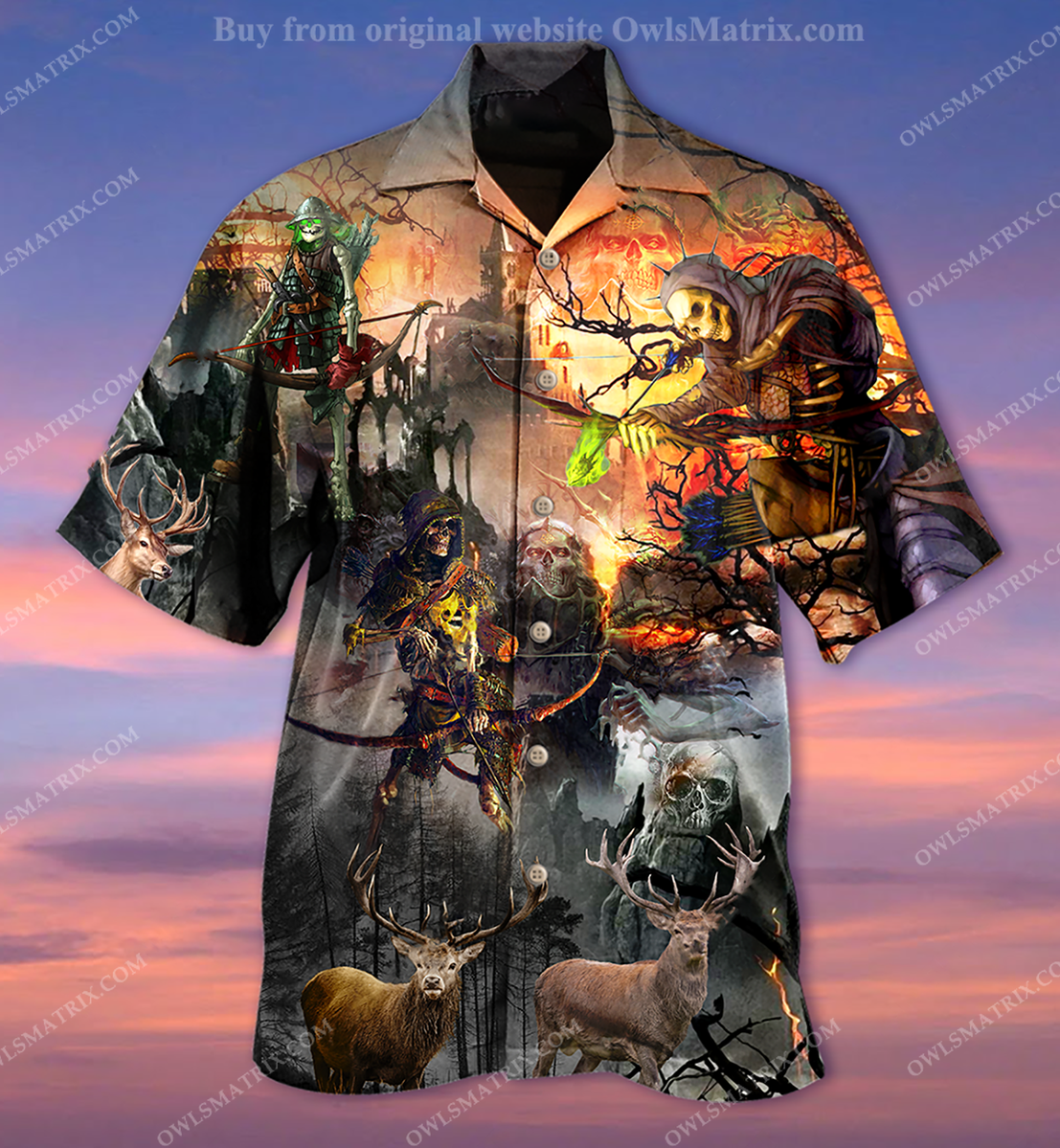 Skull Love Hunting Limited Edition – Hawaiian Shirt