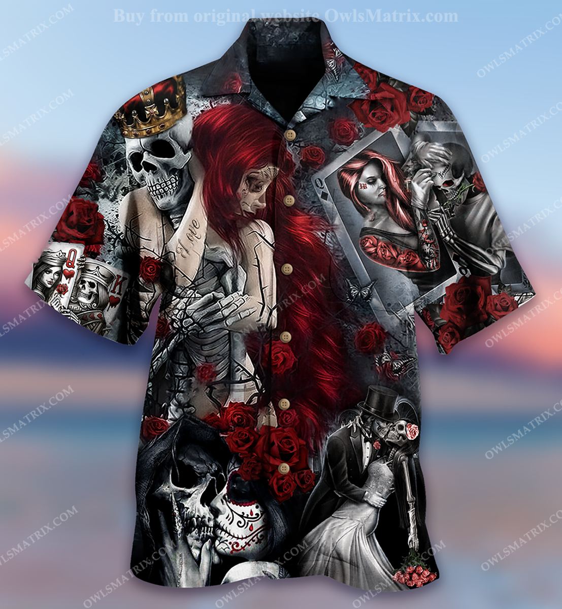 Skull Love Is Life Limited Edition – Hawaiian Shirt
