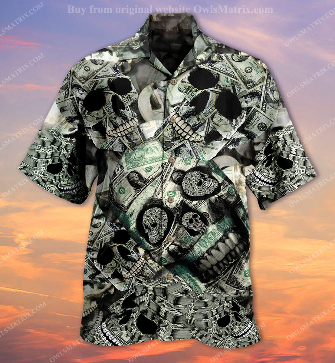 Skull Love Money Limited Edition – Hawaiian Shirt