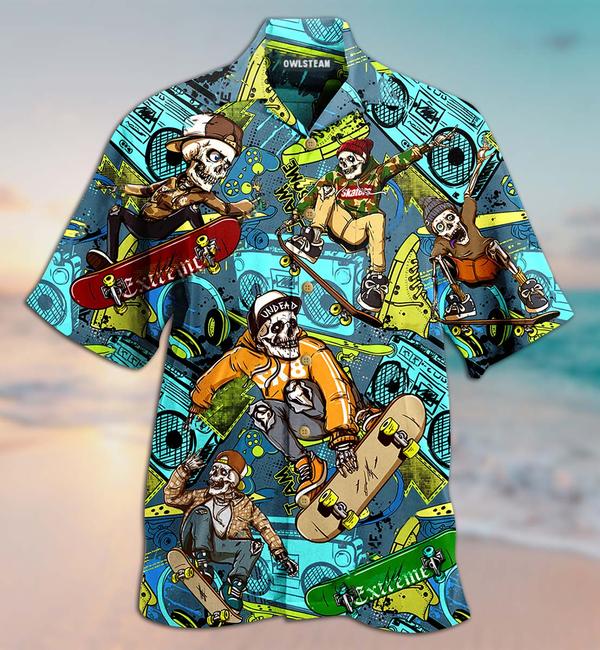 Skull Loves Skate Everyday Limited Edition – Hawaiian Shirt