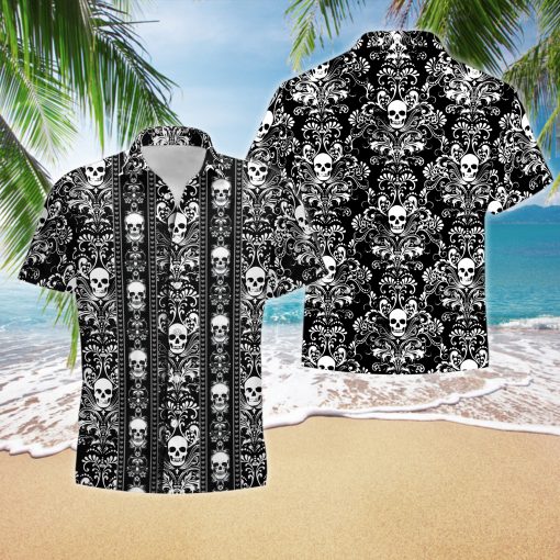 Skull Pattern Hawaiian Shirt – Gift For Skull Lover