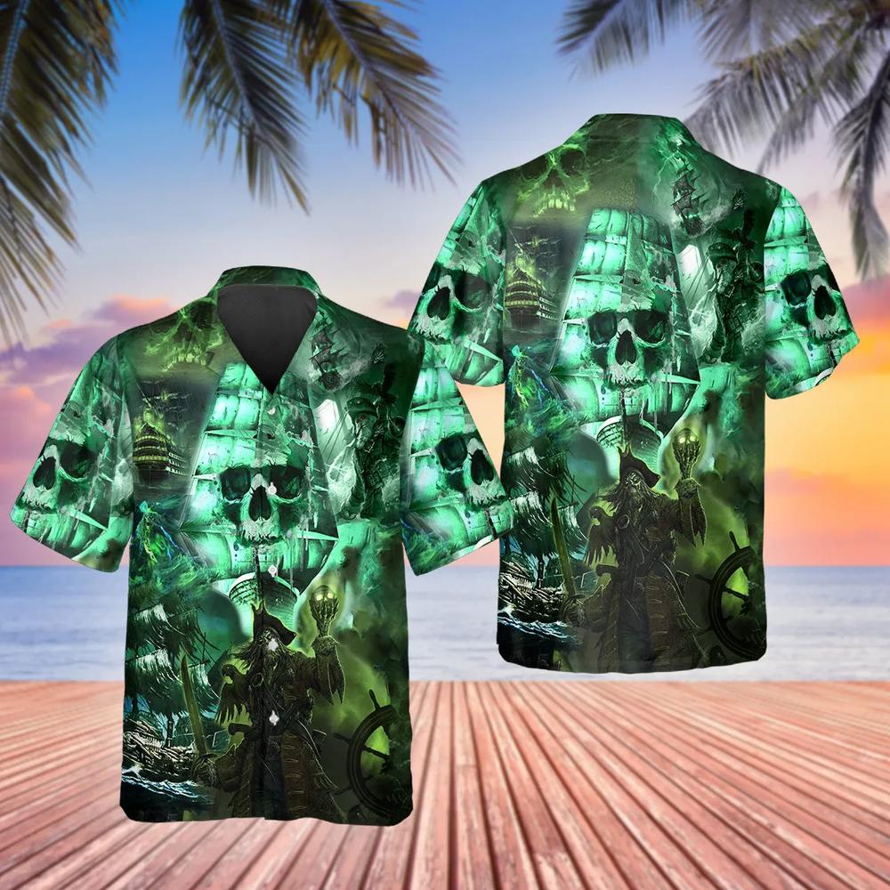 Skull Pirates Legend Hawaiian Shirt T