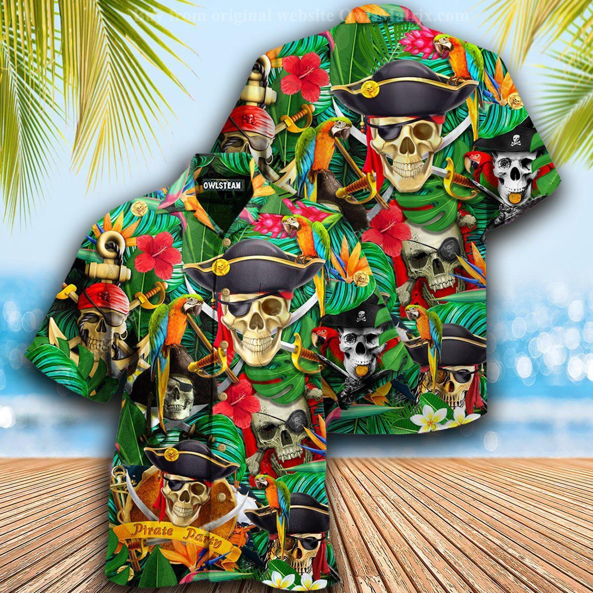 Skull Pirates Make Ledgends Edition – Hawaiian Shirt