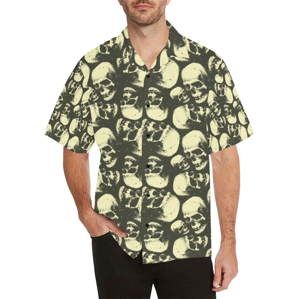 Skull Print Design Lks302 Hawaiian Shirt-1