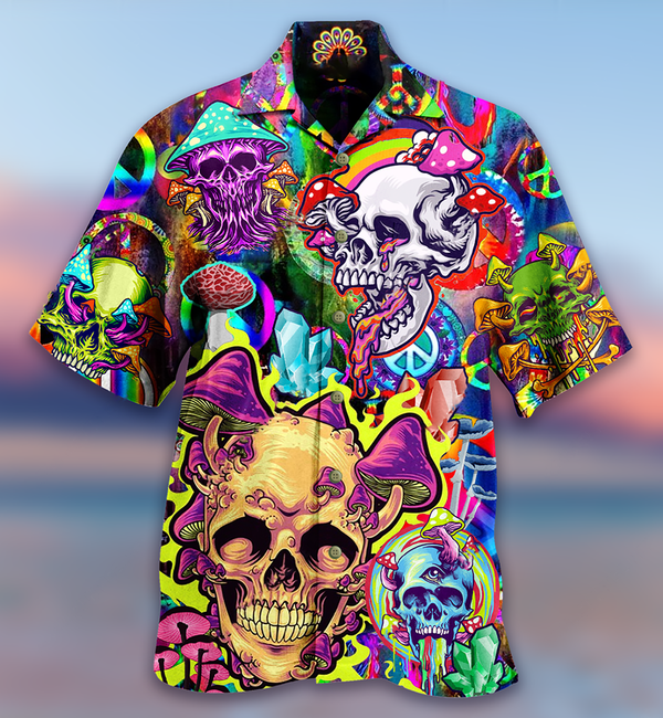 Skull Rainbow Smile Limited Edition – Hawaiian Shirt