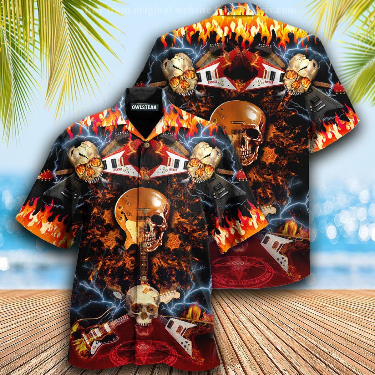 Skull Rock N Roll Edition – Hawaiian Shirt