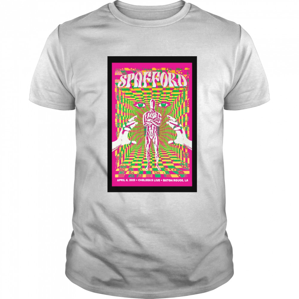 Spafford April 6 2023 Baton Rouge LA Poster shirt