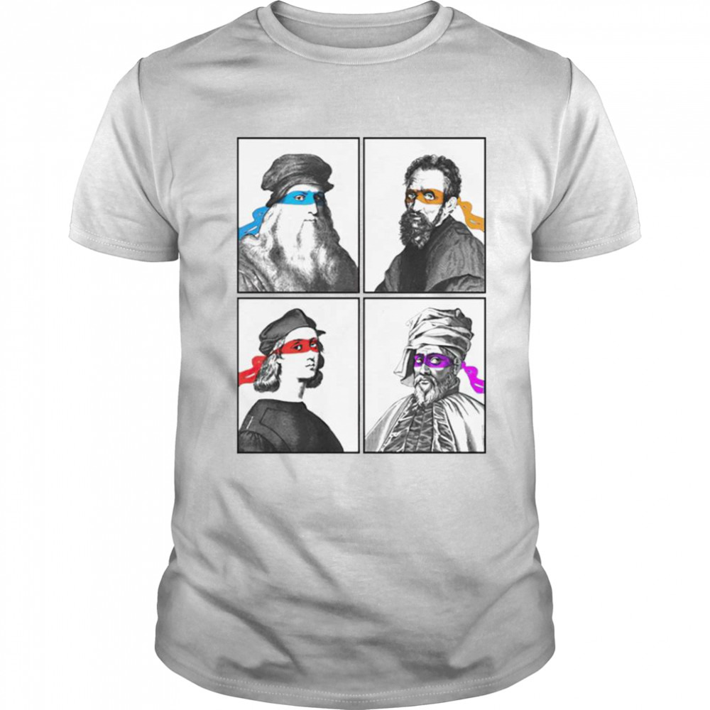 The renaissance teenage mutant ninja artists shirt