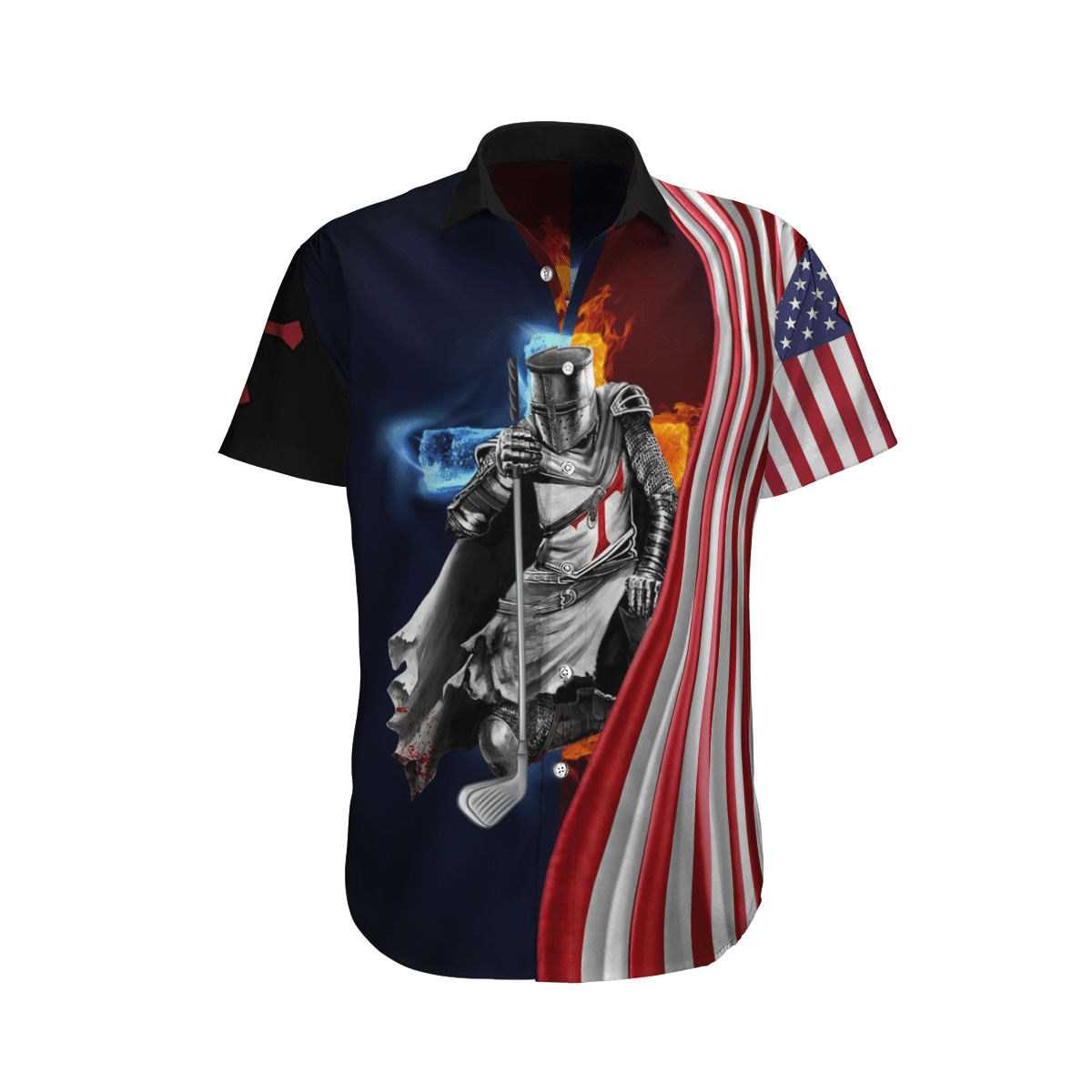 Golf Black Amazing Design Unisex Hawaiian Shirt