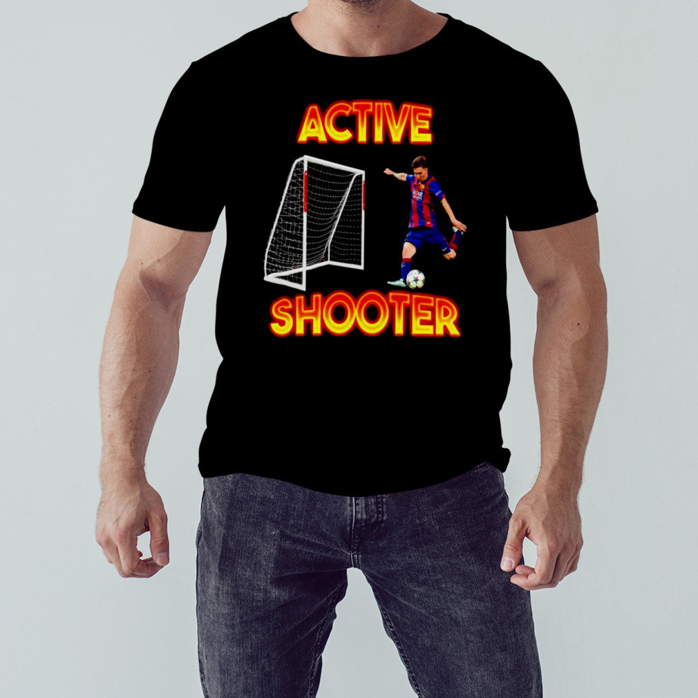 Active Shooter Lionel Messi shirt