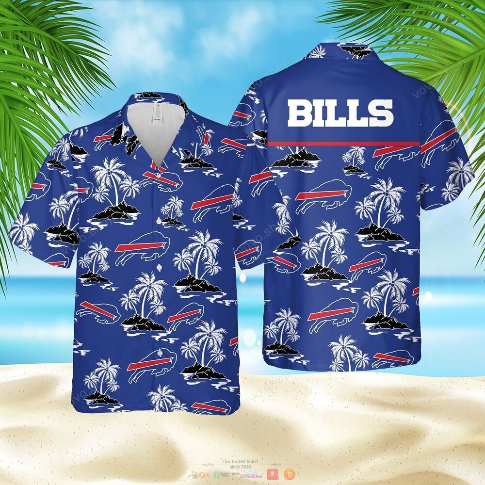 Nfl Buffalo Bills Blue Guitar Edition Trendy Hawaiian Shirt Aloha Shirt -  Trendy Aloha