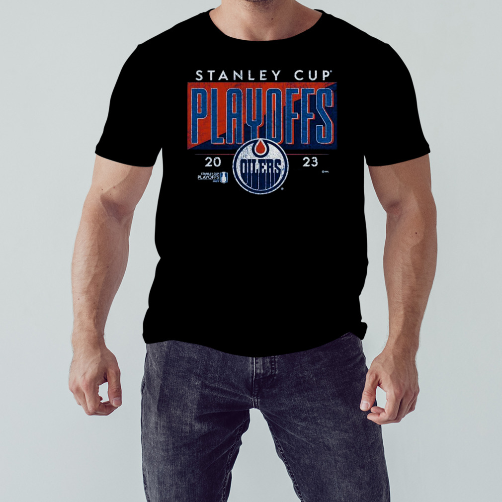 Edmonton Oilers Royal 2023 Stanley Cup Playoffs Tri-Blend Shirt